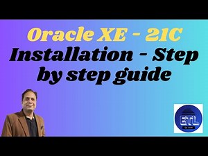 How to Install Oracle 21C DB Express Edition (XE) on Windows | Connect via SQL Plus or SQL developer