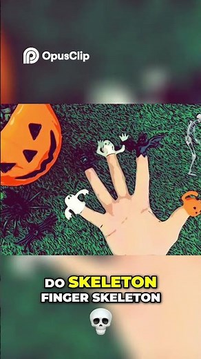 Finger Family Halloween Song 🎃 Halloween Nursery Rhyme for Kids