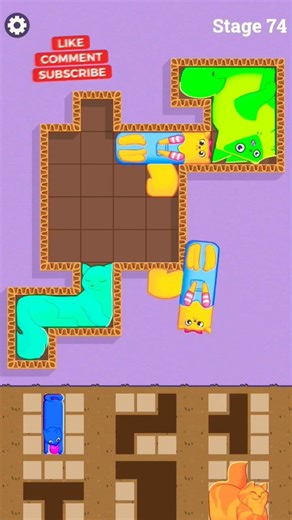 Puzzle Cats Level {{95}} | Can You Solve It? 🐱🧩 #Shorts