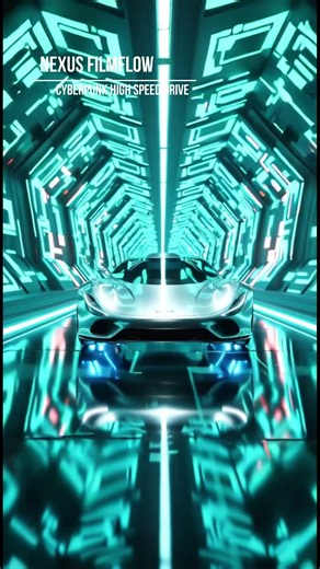 Most Satisfying Infinite Tunnel Loop (4K) - Cyberpunk High Speed Drive #generativeai #aiart #scifi