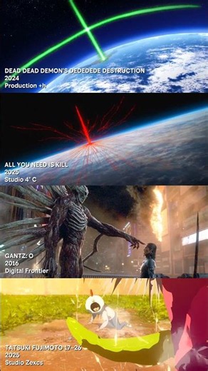 Animes on Alien Invasion #anime #animation #4kanime #animeedit #philosophy #alien #alieninvasion