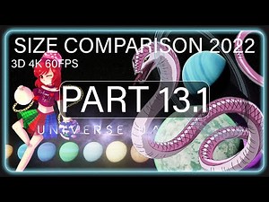 ULTIMATE Size Comparison 2022 (Part 13.1) [Fan Suggest] 3D 4K 60FPS