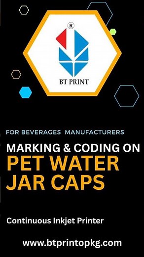 MRP & Expiry Date Printing on Water Jar Cap | Brand Name Coding | BT Print