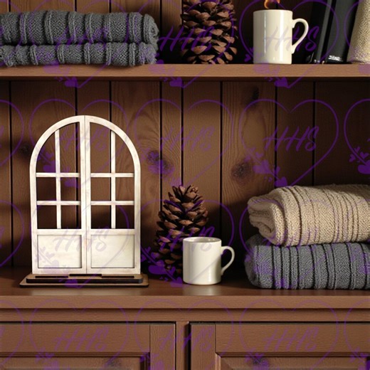 Unfinished MDF Window Frame, Interchangeable Seasonal Insert Holder, DIY Decor - Etsy