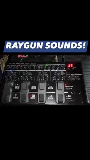 RAYGUN SOUNDS! #bossme90 #noise #experimental #laser #crazy #weird #guitar #effects | Jam Bumanlag