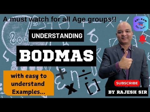 Understanding BODMAS Rule with Examples | Simplify Math Expressions Easily | Sriram Edutalks