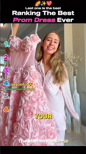 Ranking The BEST Prom Dresses Ever