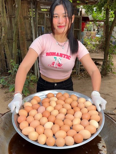 Cooking yummy deeep fried egg recipe | Fried Egg Recipe