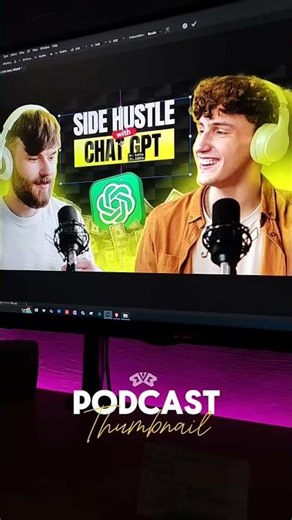 youtube podcast thumbnail design