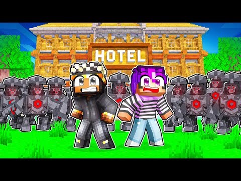 We Found a ROBOT HOTEL in Minecraft…