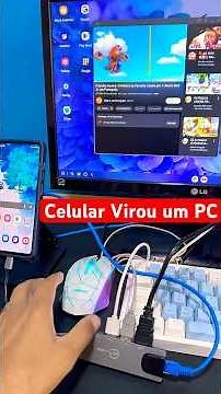I turned my cell phone into a poor man's PC 😱 DeX setup with Mobilador #Mobilador #SetupDeX #setup