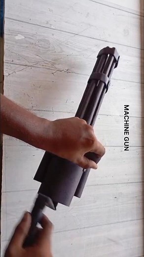 MINI GUN ORIGAMI TUTORIAL|HOW TO MAKE PAPER MINIGUN CRAFT STEP BY STEP FOLDING| HAND MADE CRAFT