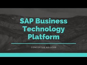 SAP BTP CONCEPTOS BASICOS