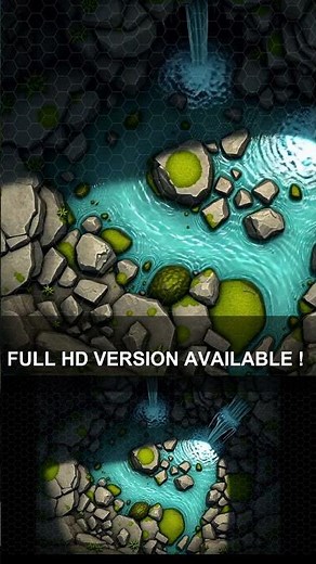 🌊🗺️ Epic Cave Entrance Map for DnD! 🎲✨