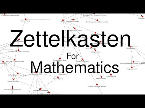 Thoughts on using the Zettelkasten method for mathematics note taking