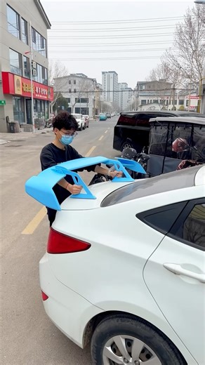 Dowell3D_Printer | 3D printing car spoiler(car rear wing)with Dowell 3D Printer. This spoiler is too difficult to assemble. #3dprinter #3dprinting... | Instagram