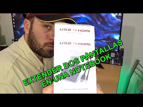 Conectar dos monitores a una notebook o laptop windows 11