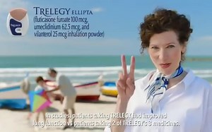 TRELEGY ELLIPTA (fluticasone furoate, umeclidinium, vilanterol)