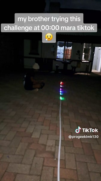 Brother Attempts TikTok Challenge at Midnight