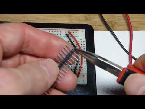 How To Add Header Pins To A Breadboard