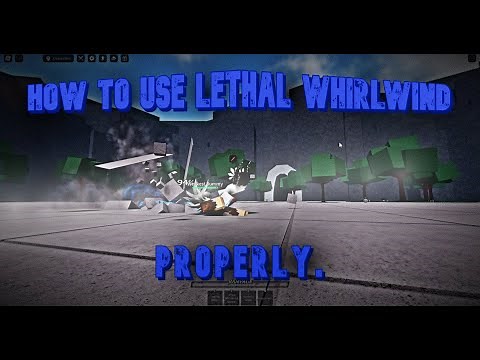 How to Lethal Whirlwind Stream Proper In TSB.. (The Strongest Battlegrounds)