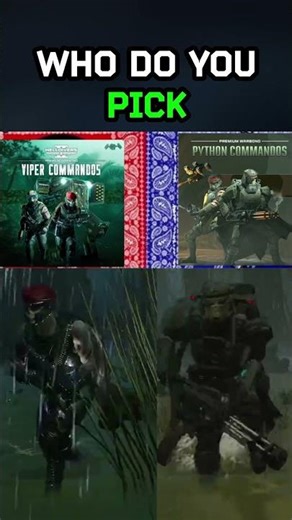 Whos Better Viper or Python Commandos? - #helldivers2