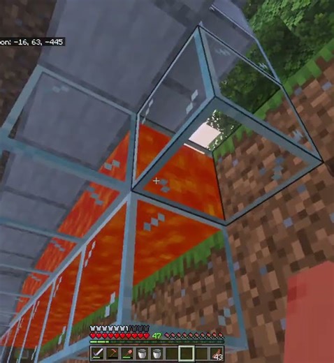 How to get infinite lava in Minecraft Bedrock #minecraft #minecraftcrops #gaming #infinitelava