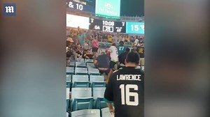 Wild brawl breaks out between fans at Steelers vs. Jaguars game in Florida