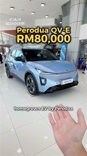 47K views · 172 reactions | Malaysia’s First Homegrown EV by Perodua: The QV-E From RM80,000 | Car Buddie Malaysia | Facebook
