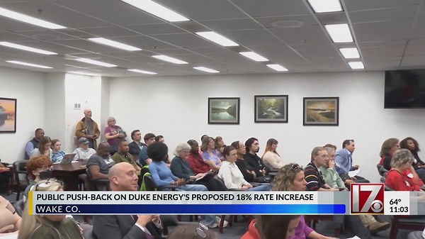 Public pushes back on Duke Energy proposed rate hike
