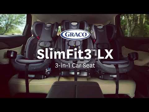 Graco SlimFit3 LX 3-in-1 All-in-One Car Seat with Space-Saving Design