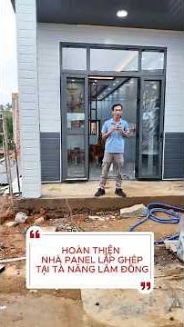 Completing the Prefab Panel House in Ta Nang, Lam Dong | 7x15 3-Bedroom House (Part 1)