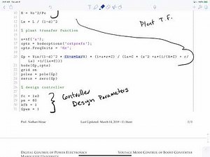 Voltage Control Mode of Boost Converter