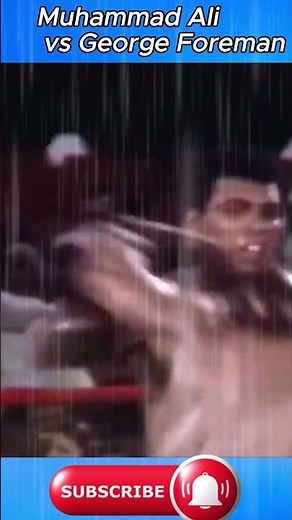 Muhammad Ali vs George Foreman | Full Highlights | The Story of the Rumble in the Jungle #shorts