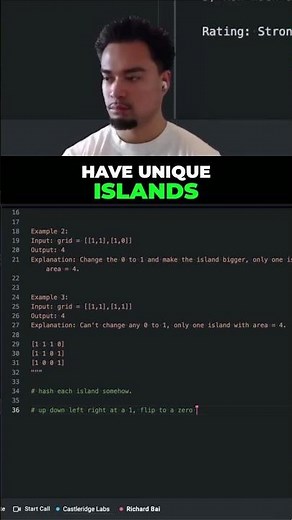 Using Island IDs to Track Connected Components
