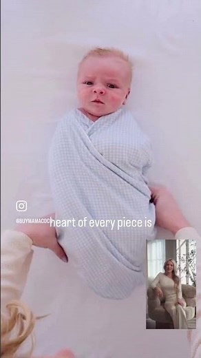 Mama Coco Cocoon Swaddle Tutorial + Founder Story #momapproved #swaddle