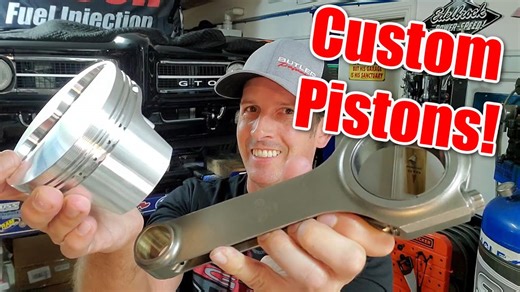 Custom Ross - Butler Performance piston and rod assembly. Pontiac short block, Part 6