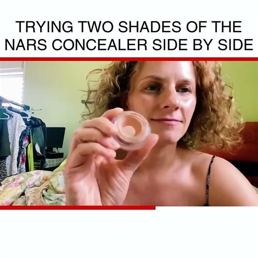 Trying Two shades of the NARS concealer side by side