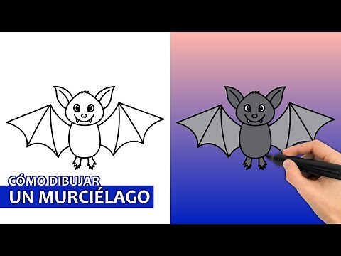 Cómo Dibujar Un Murciélago | Fácil Tutorial De Dibujo Paso A Paso