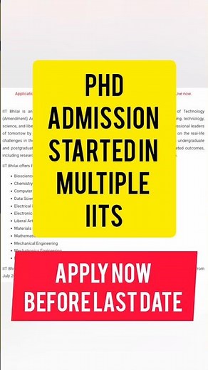 Multiple IIT PhD Admissions 2026 Started 🚨 | Apply Before Last Date | Complete Details | VedPrep