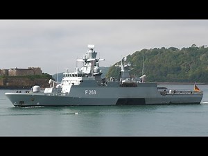 German warship outbound from UK naval base 🇩🇪 🇬🇧