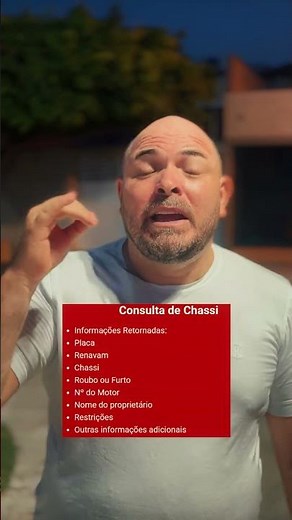 Como Consultar Placa pelo Chassi!