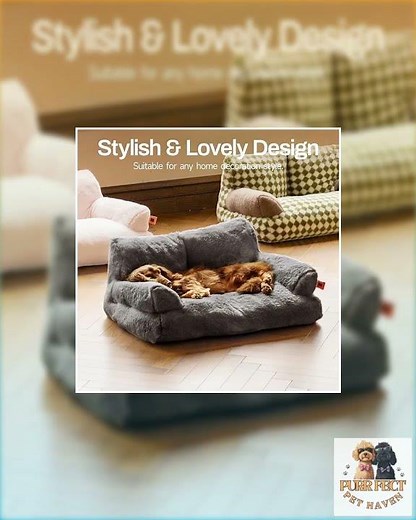 Pet Mini Sofa - Super Soft Couch Bed for Dogs