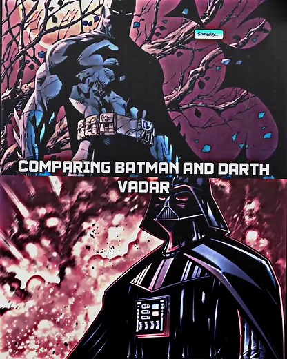 Comparing Batman and Darth Vadar #batman #vs #darthvadar #dc #starwars #fyp #fypシ