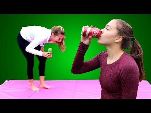 GYMNASTICS CHUG A JUG CHALLENGE!