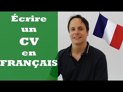 Faire un CV en français - Apprendre le français avec Pierre