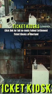 Kiosks at Oberland no mods Fallout 4 Settlement