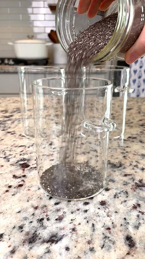 Pumpkin Chia Pudding 🎃🥣 Ingredients: 1 cup oat milk ¼ cup vanilla yogurt ¼ cup chia seeds 2 tbsp pumpkin purée ¼ tsp cinnamon 1 tsp maple syrup Instructions: 1. Mix all ingredients together in a jar or container and stir it all really well. 2. Wait about 3 minutes then stir everything again so there are no clumps. 3. Cover the jar and place it in the fridge for at least one hour or until it thickens. | Planted in the Kitchen