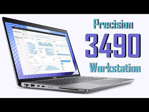 Dell Precision 3490 Workstation Laptop, designed to redefine your productivity and performance.