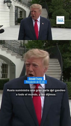 Trump arremete contra Zelenski por su crítica por el combustible ruso